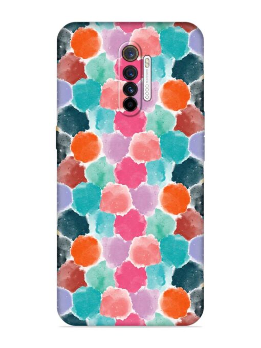 Colorful Seamless Pattern Embossed Soft Silicone Case for Realme X2 Pro Zapvi