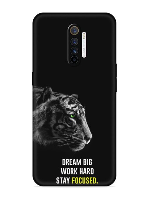 Dream Big Work Hard Embossed Soft Silicone Case for Realme X2 Pro Zapvi