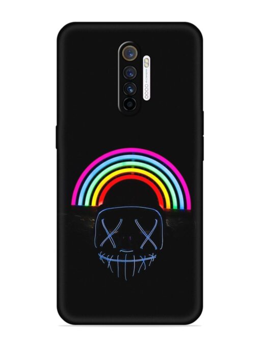 Mask Rainbow Embossed Soft Silicone Case for Realme X2 Pro Zapvi