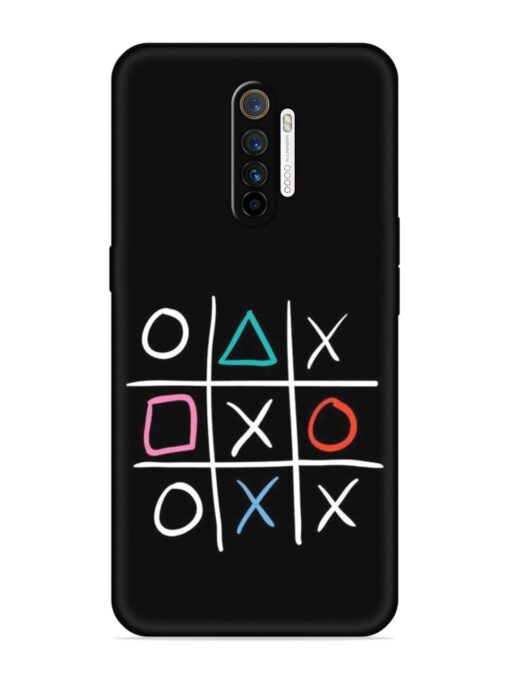 Super Neon Tic-Tac-Toe Embossed Soft Silicone Case for Realme X2 Pro Zapvi