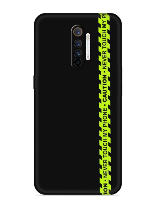 Never Touch My Phone Embossed Soft Silicone Case for Realme X2 Pro Zapvi