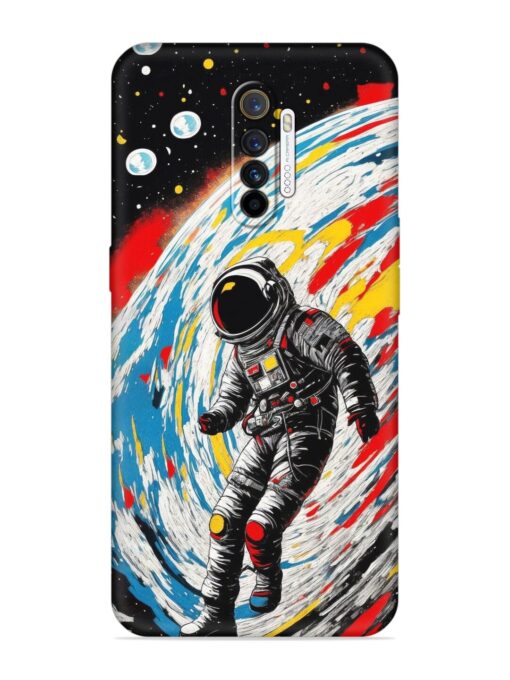 Astronaut Art Embossed Soft Silicone Case for Realme X2 Pro Zapvi