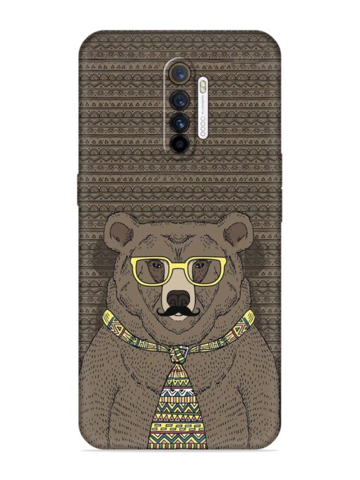 Grizzly Bear Embossed Soft Silicone Case for Realme X2 Pro Zapvi