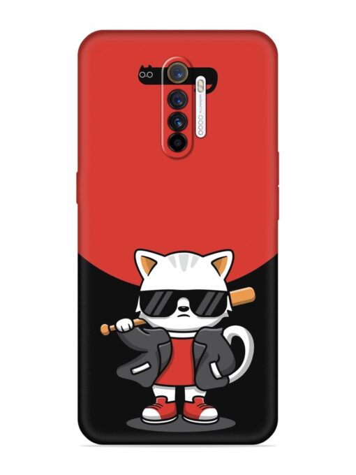 Cool Little Bear Cartoon Embossed Soft Silicone Case for Realme X2 Pro Zapvi