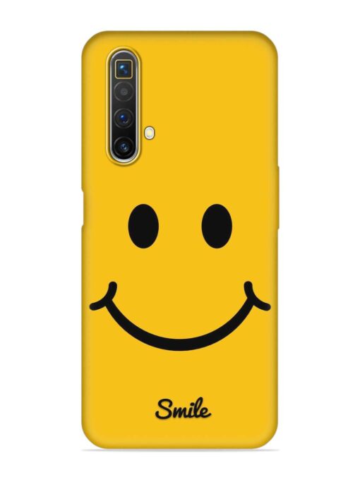 Yellow Smiley Embossed Soft Silicone Case for Realme X3