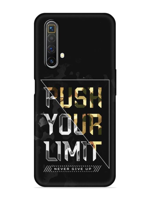 Push Your Limits Embossed Soft Silicone Case for Realme X3 Zapvi