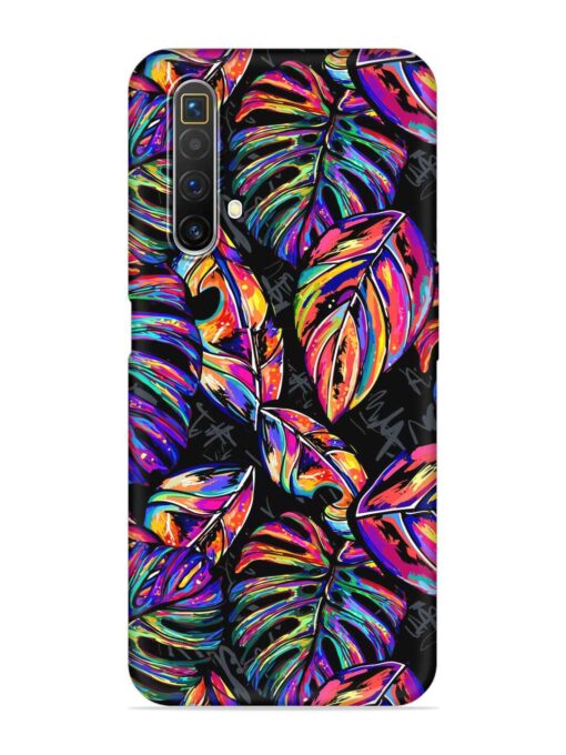 Tropical Seamless Vector Embossed Soft Silicone Case for Realme X3 Zapvi