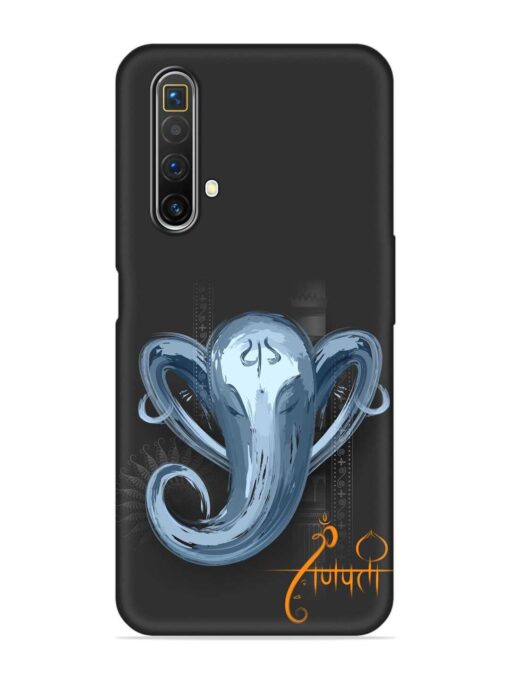 Illustration Lord Ganpati Embossed Soft Silicone Case for Realme X3 Zapvi