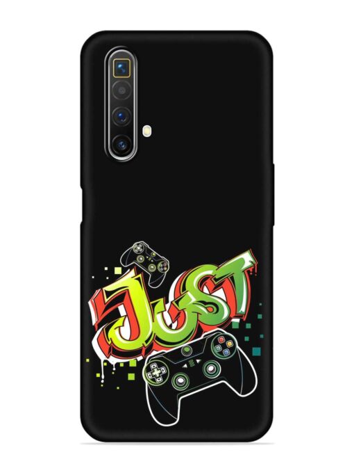 Graffiti Gamepad Illustration Embossed Soft Silicone Case for Realme X3 Zapvi