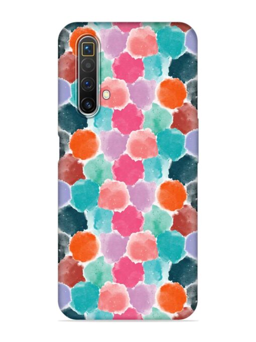 Colorful Seamless Pattern Embossed Soft Silicone Case for Realme X3 Zapvi