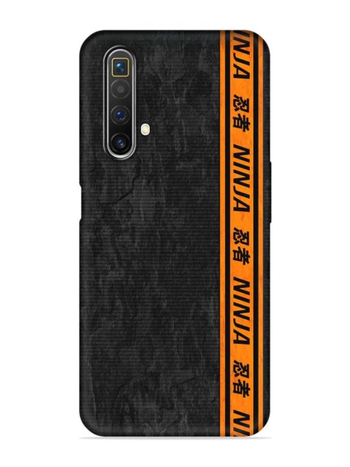 Ninja Srtips Embossed Soft Silicone Case for Realme X3 Zapvi