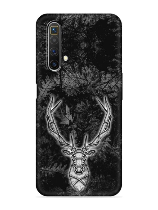 Ancient Deer Embossed Soft Silicone Case for Realme X3