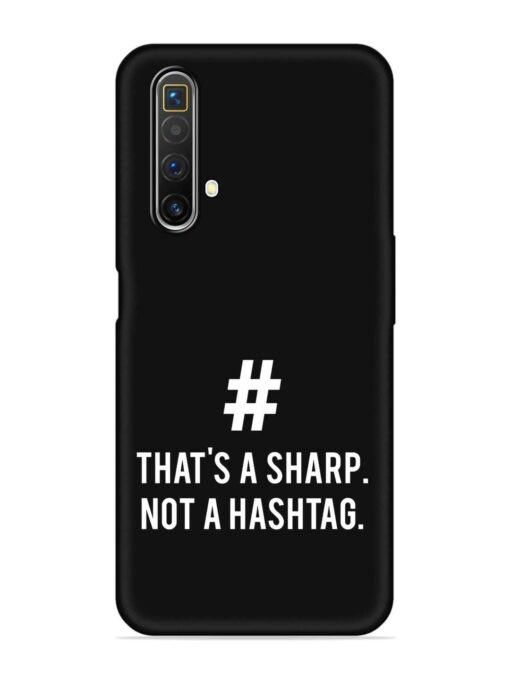 Thats Sharp Not Embossed Soft Silicone Case for Realme X3 Zapvi