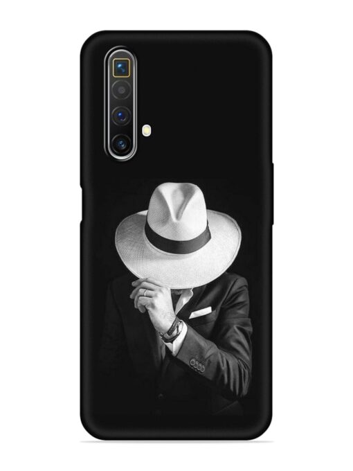 Men Under Hat Embossed Soft Silicone Case for Realme X3 Zapvi