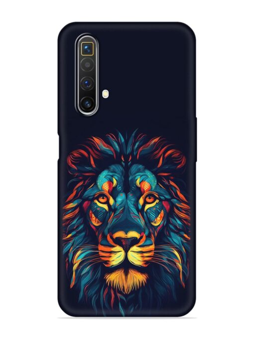 Colorful Lion Embossed Soft Silicone Case for Realme X3 Zapvi