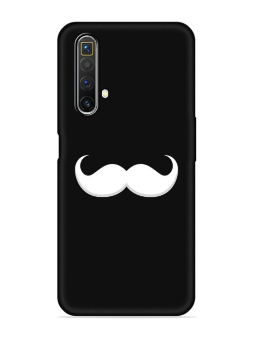 Mustache Vector Embossed Soft Silicone Case for Realme X3 Zapvi