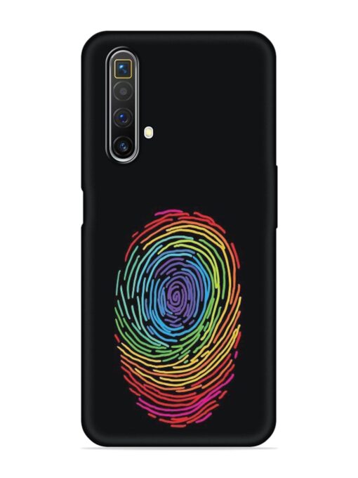 Fingerprint Of Thumb Art Embossed Soft Silicone Case for Realme X3