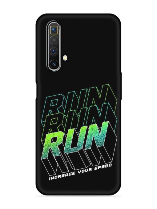 Run Embossed Soft Silicone Case for Realme X3