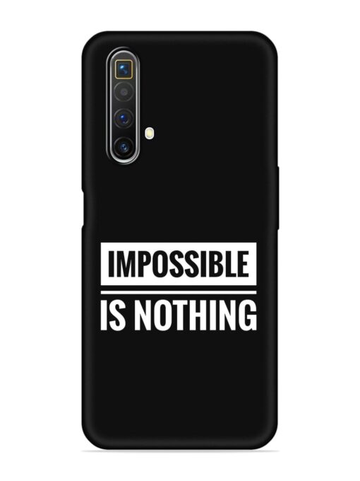 Impossible Is Nothing Embossed Soft Silicone Case for Realme X3