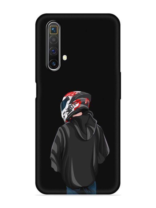 Motorcycle Rider Embossed Soft Silicone Case for Realme X3 Zapvi