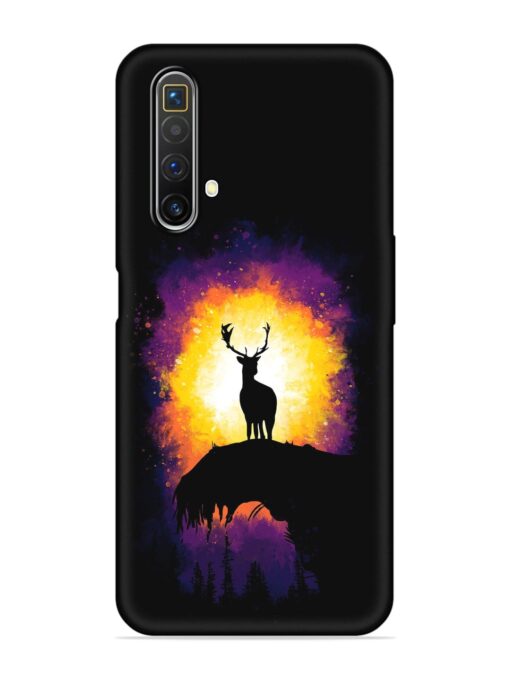 Elk Animal Art Embossed Soft Silicone Case for Realme X3 Zapvi