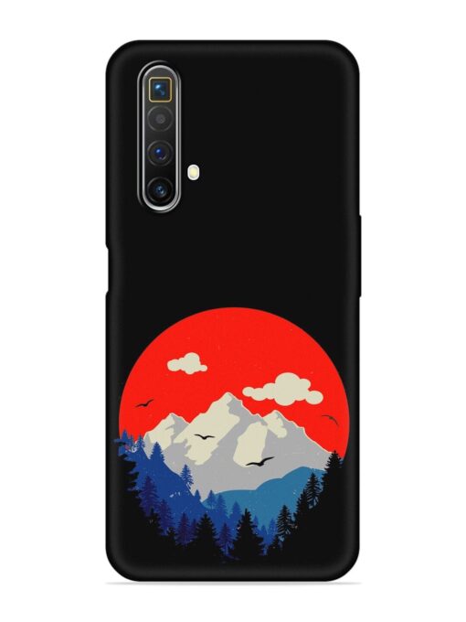 Mountain Abstract Embossed Soft Silicone Case for Realme X3 Zapvi