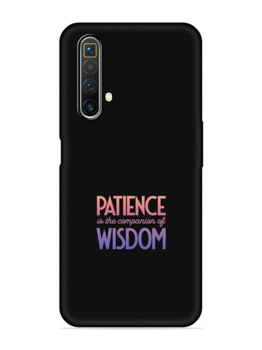 Patience Is The Embossed Soft Silicone Case for Realme X3 Zapvi