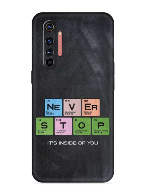 Never Stop It'S Inside Of You Embossed Soft Silicone Case for Realme X50 Pro Zapvi