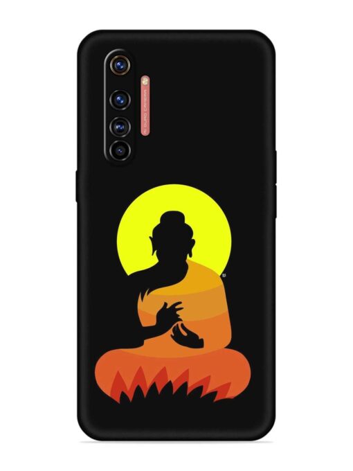 Buddha Art Black Embossed Soft Silicone Case for Realme X50 Pro Zapvi