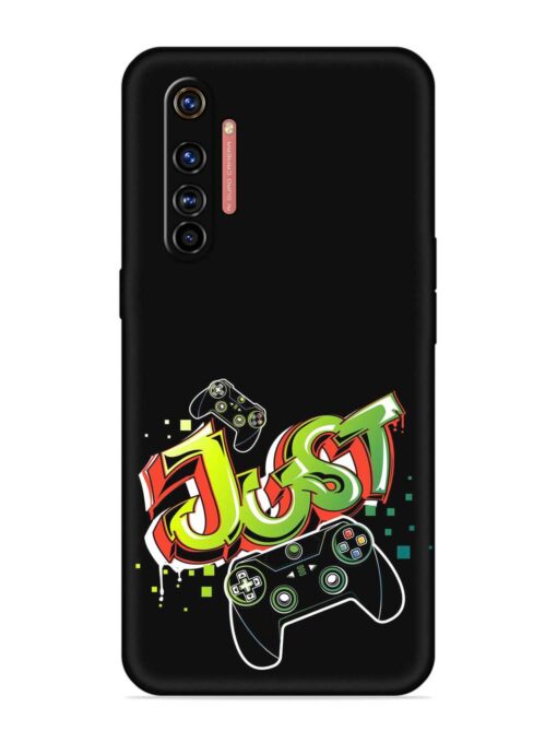 Graffiti Gamepad Illustration Embossed Soft Silicone Case for Realme X50 Pro