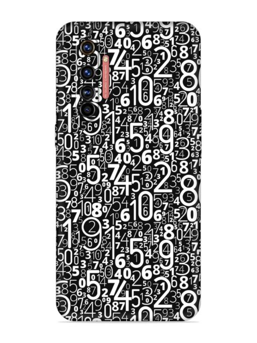 Many Numbers Different Embossed Soft Silicone Case for Realme X50 Pro Zapvi