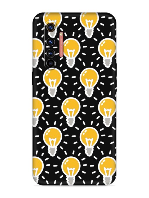 Light Bulb Seamless Embossed Soft Silicone Case for Realme X50 Pro Zapvi