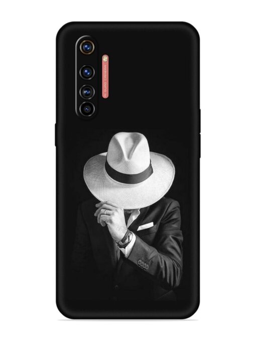 Men Under Hat Embossed Soft Silicone Case for Realme X50 Pro