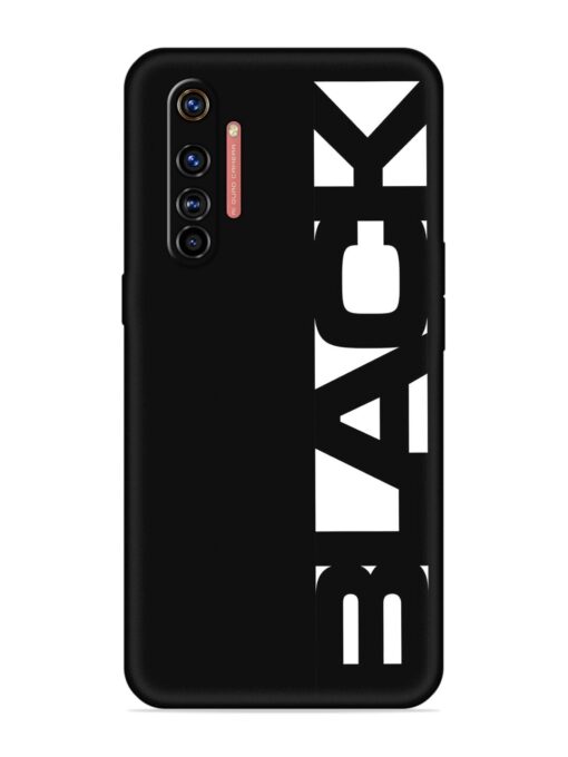 Black Typo Embossed Soft Silicone Case for Realme X50 Pro