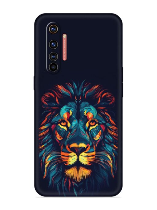 Colorful Lion Embossed Soft Silicone Case for Realme X50 Pro Zapvi