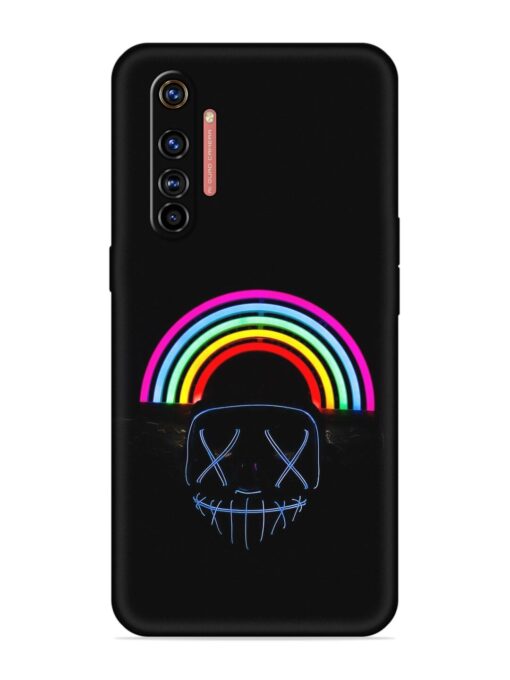 Mask Rainbow Embossed Soft Silicone Case for Realme X50 Pro Zapvi