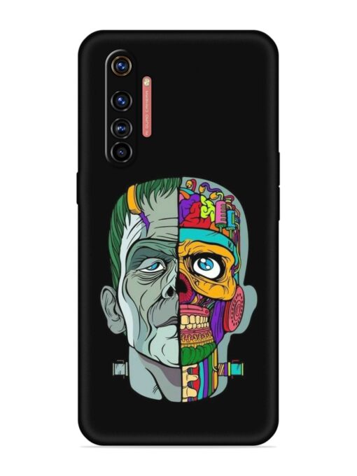 Men Vs Skull Embossed Soft Silicone Case for Realme X50 Pro