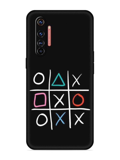 Super Neon Tic-Tac-Toe Embossed Soft Silicone Case for Realme X50 Pro