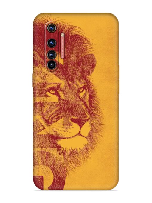 Gold Lion Crown Art Embossed Soft Silicone Case for Realme X50 Pro