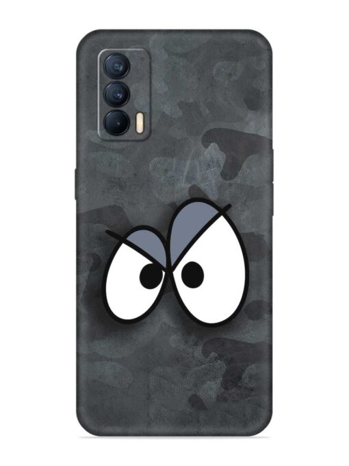 Big Eyes Night Mode Embossed Soft Silicone Case for Realme X7 (5G) Zapvi