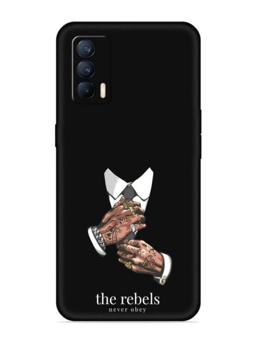 Rebels Slogan Man Embossed Soft Silicone Case for Realme X7 (5G) Zapvi