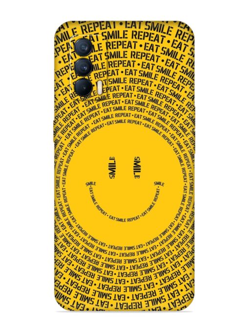 Smiley Embossed Soft Silicone Case for Realme X7 (5G) Zapvi