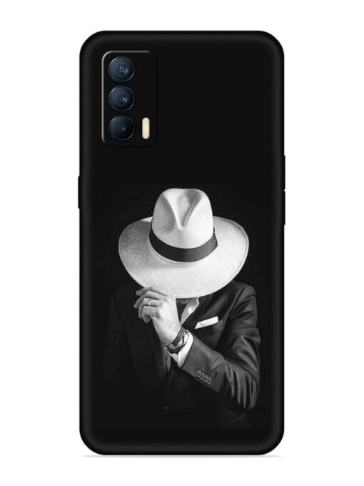 Men Under Hat Embossed Soft Silicone Case for Realme X7 (5G) Zapvi