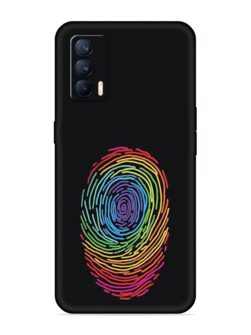 Fingerprint Of Thumb Art Embossed Soft Silicone Case for Realme X7 (5G) Zapvi