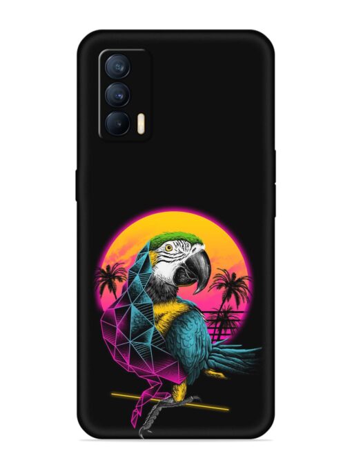 Rad Parrot Embossed Soft Silicone Case for Realme X7 (5G) Zapvi