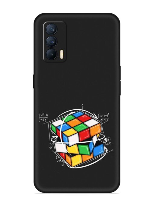 Cubik Vector Embossed Soft Silicone Case for Realme X7 (5G) Zapvi