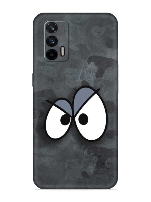 Big Eyes Night Mode Embossed Soft Silicone Case for Realme X7 Max (5G)