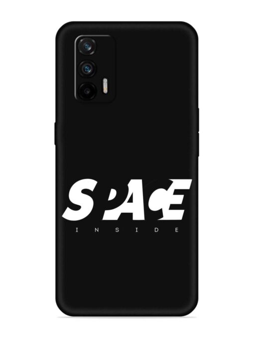 Space Typography Art Embossed Soft Silicone Case for Realme X7 Max (5G)