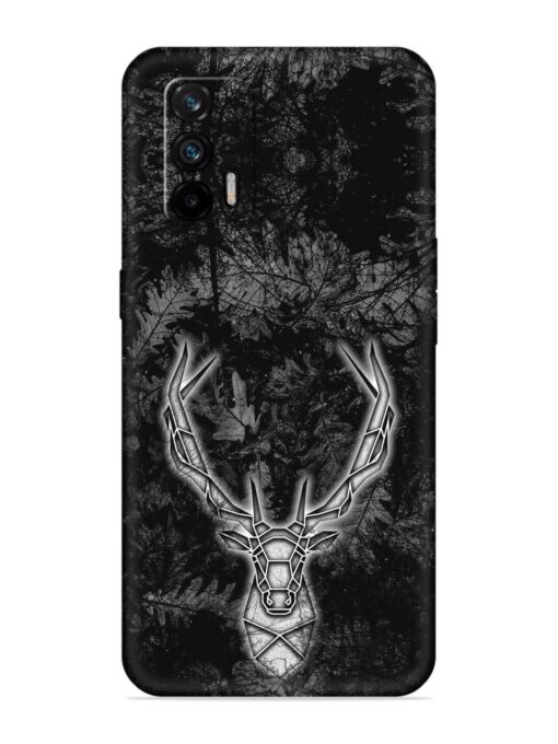 Ancient Deer Embossed Soft Silicone Case for Realme X7 Max (5G)