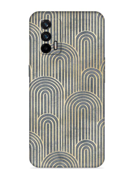 Art Deco Style Embossed Soft Silicone Case for Realme X7 Max (5G)